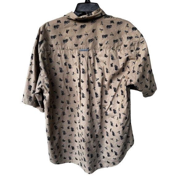 Pendleton Short Sleeve button down shirt Men’s Size Large Fly Fishing - Picture 3 of 4